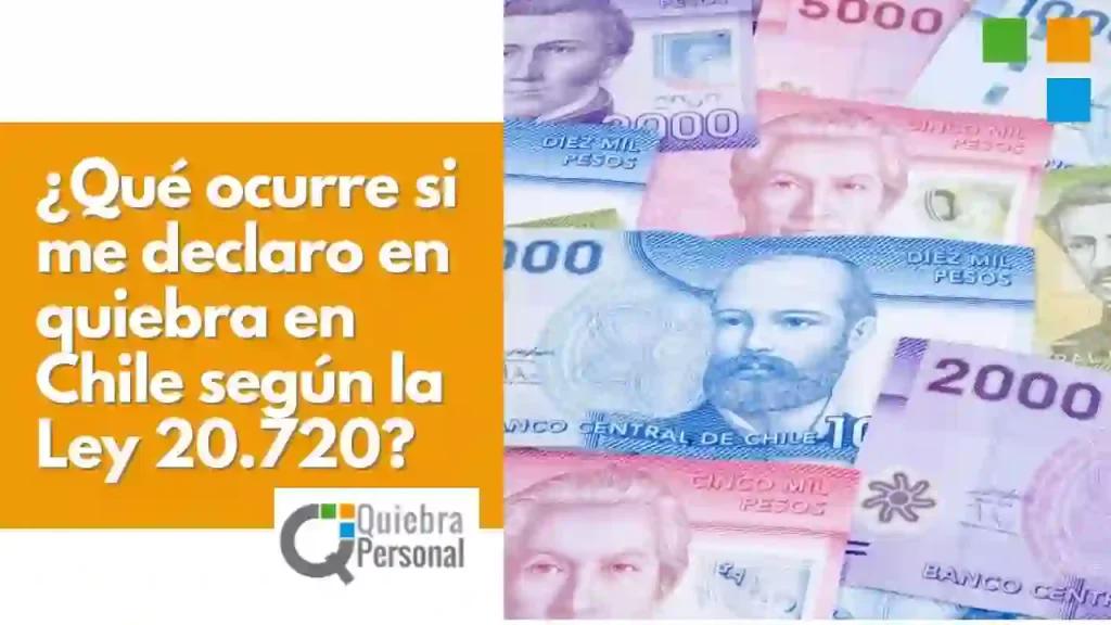 ¿Qué ocurre si me declaro en quiebra en Chile según la Ley 20.720